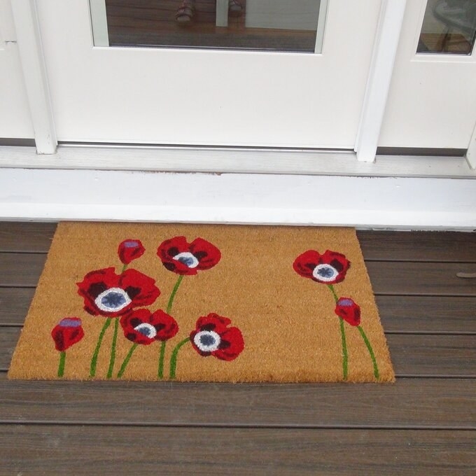 a reviewer photo of the mat