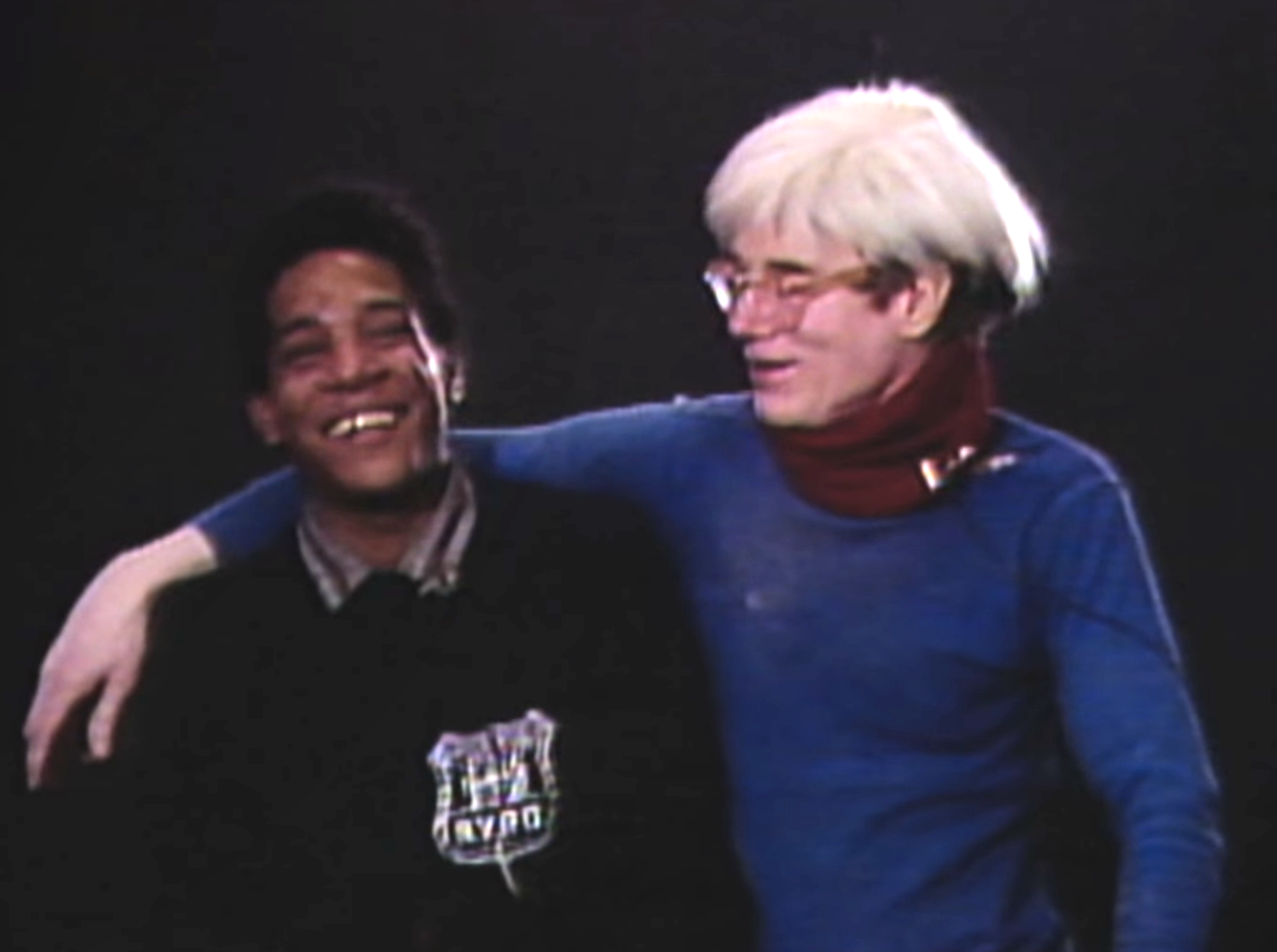 Warhol with Jean-Michel Basquiat