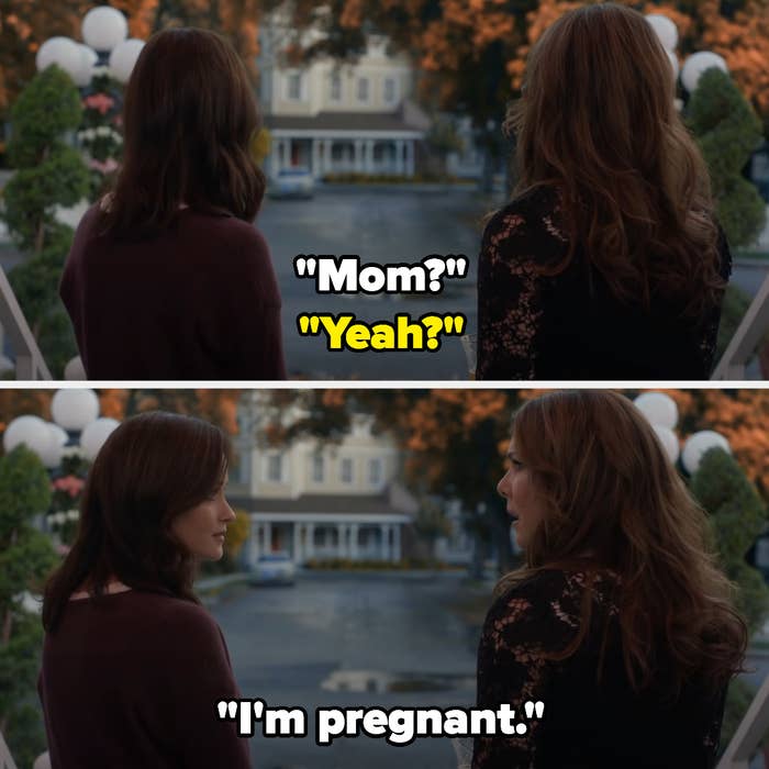 Rory tells her mom she&#x27;s pregnant on Gilmore Girls