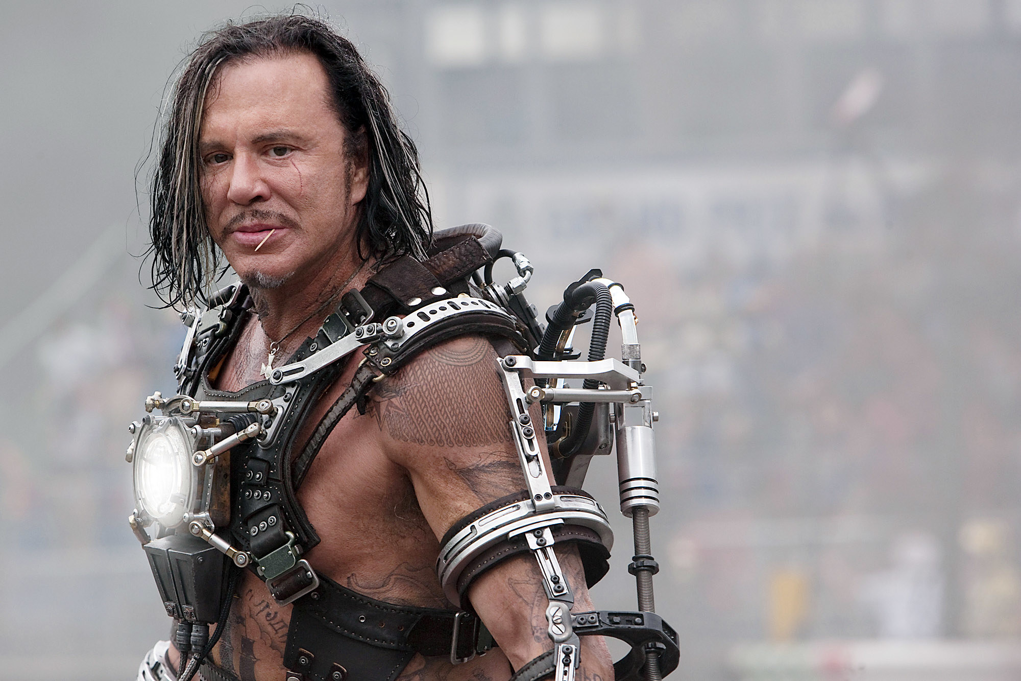 Mickey Rourke as Whiplash in &quot;Iron Man 2.&quot;