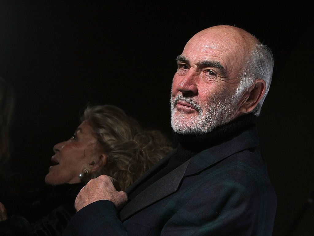 A side view of Sean Connery