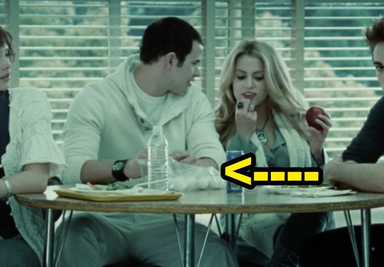 Emmett with a bag of hard-boiled eggs in &quot;Twilight.&quot;