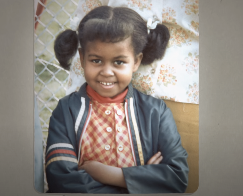 Michelle Obama as a kid