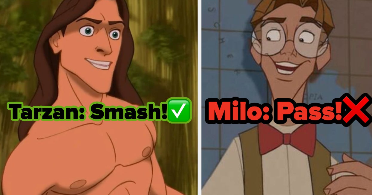 I'm Dying To Know If You'd Smash Or Pass The Same Disney Guys As Everyone Else