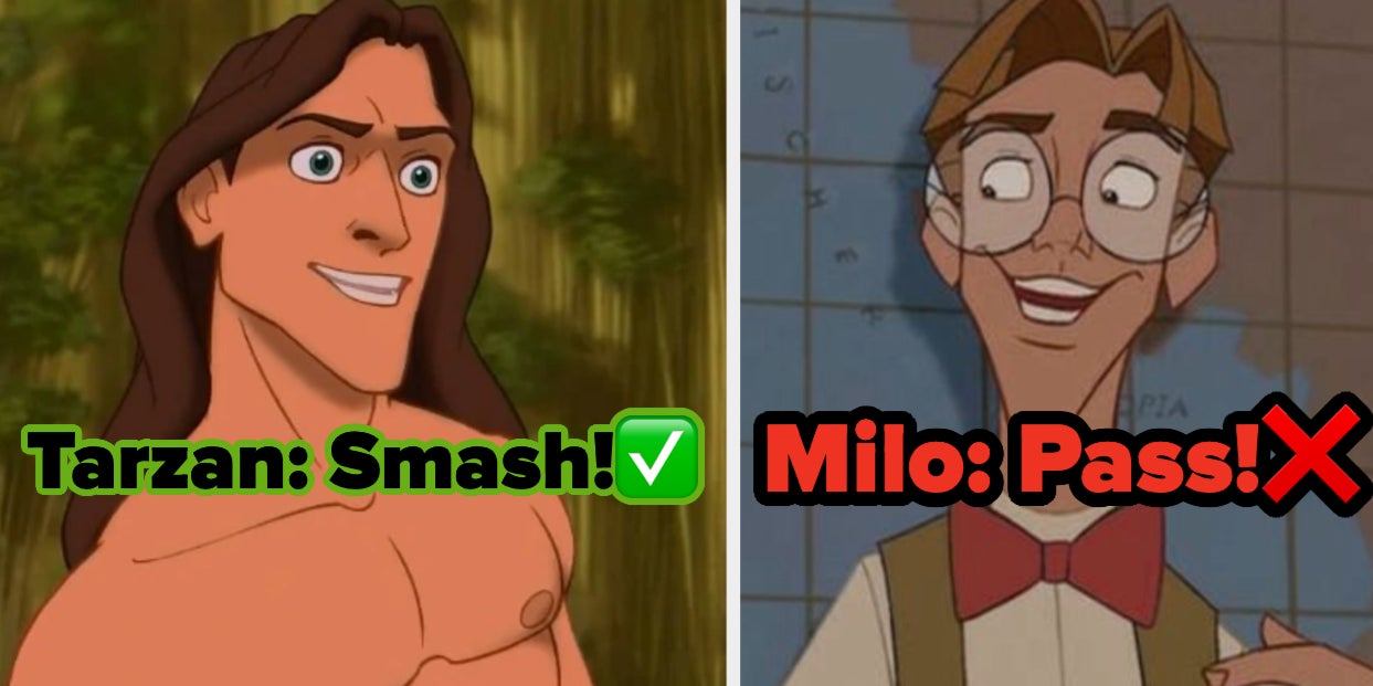 Disney Quiz: Play Smash Or Pass With These Male Characters