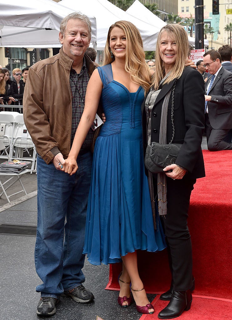 Blake Lively with her parents