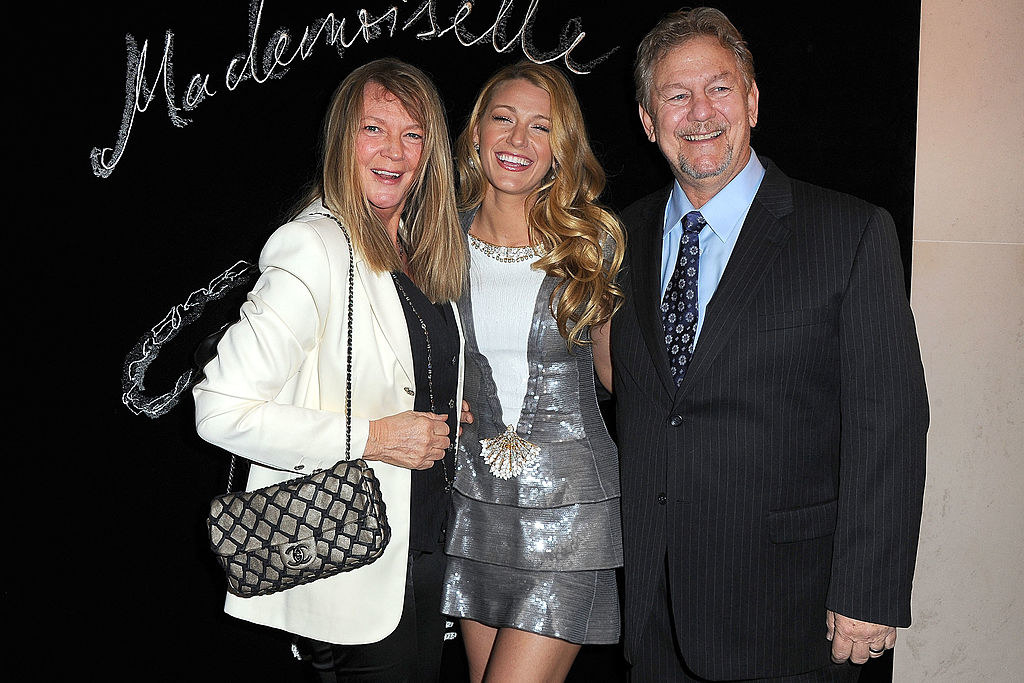 Blake Lively with her parents
