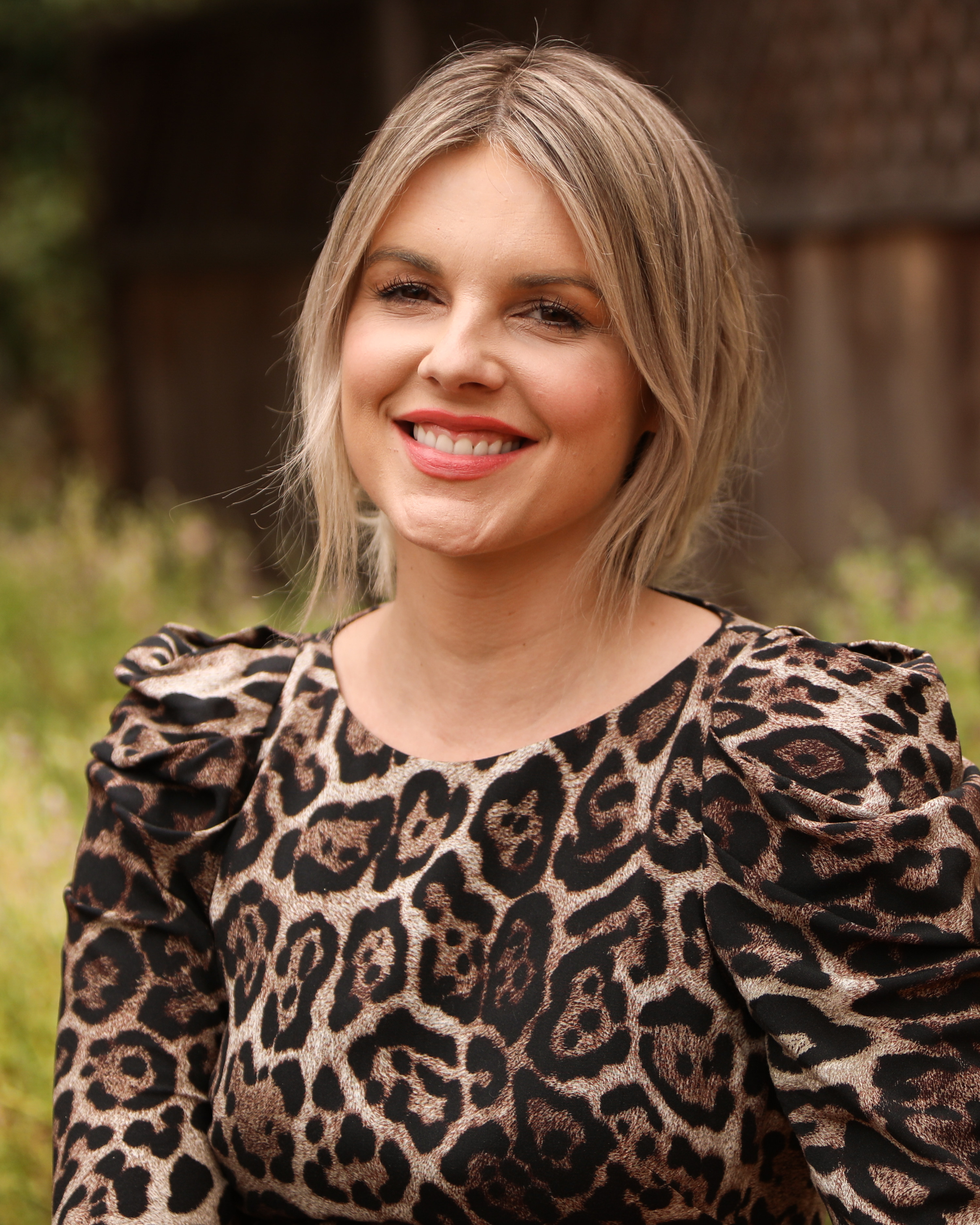Ali Fedotowsky-Manno on the set of Hallmark Channel&#x27;s &quot;Home &amp;amp; Family&quot; at Universal Studios Hollywood on September 10, 2020