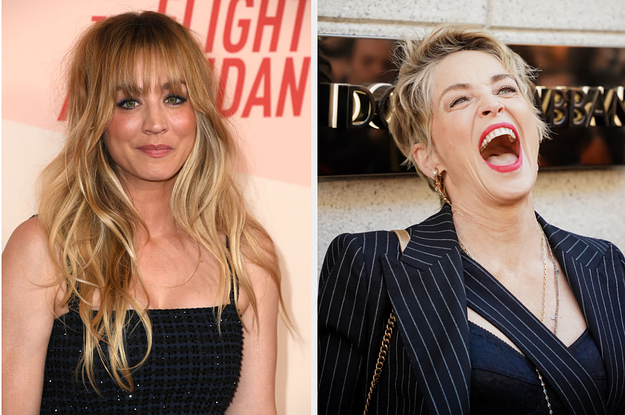Sharon Stone "Bitch-Slapped" Kaley Cuoco While Filming Season 2 Of "The Flight Attendant" And It Was Completely Improvised