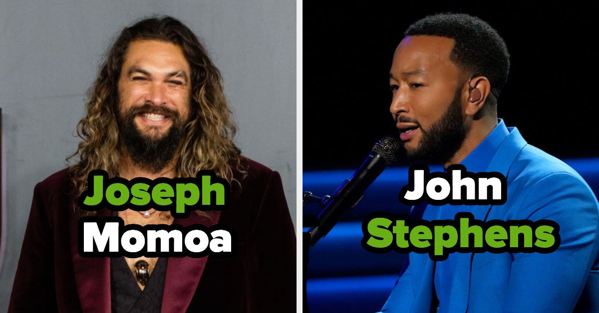 12 Celebs Who Don't Go By Their First Name And 12 Who Don't Go By Their ...