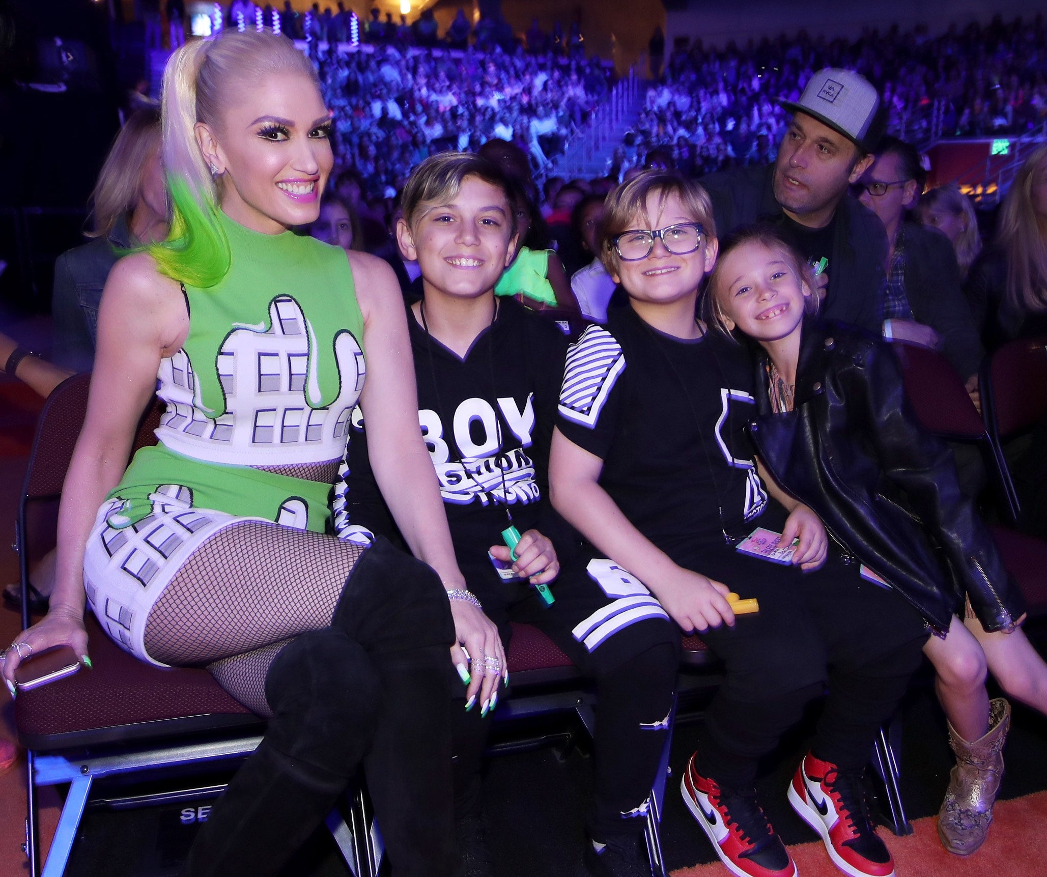 Gwen Stefani and her sons