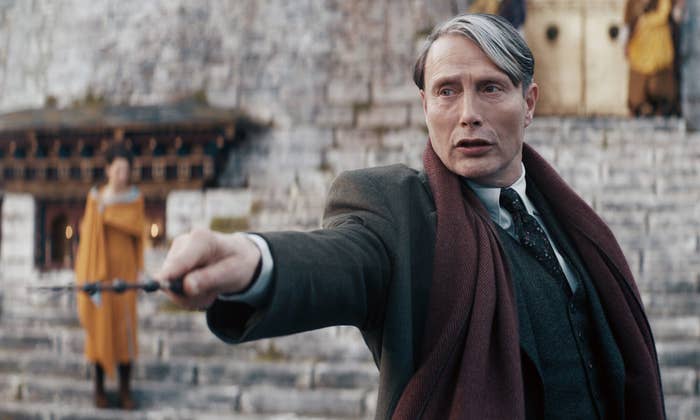 Mads Mikkelsen in Fantastic Beasts: The Secrets of Dumbledore