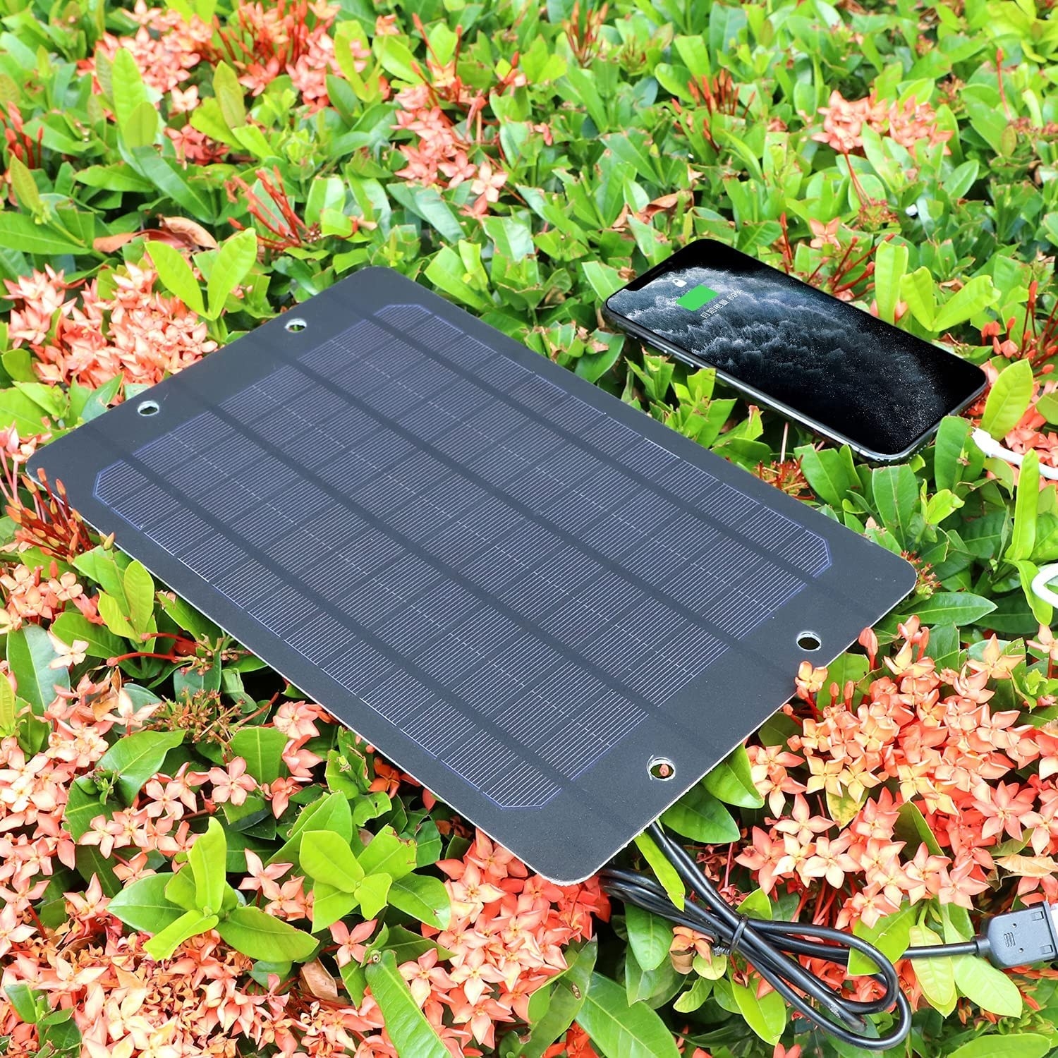 Panel solar recargable