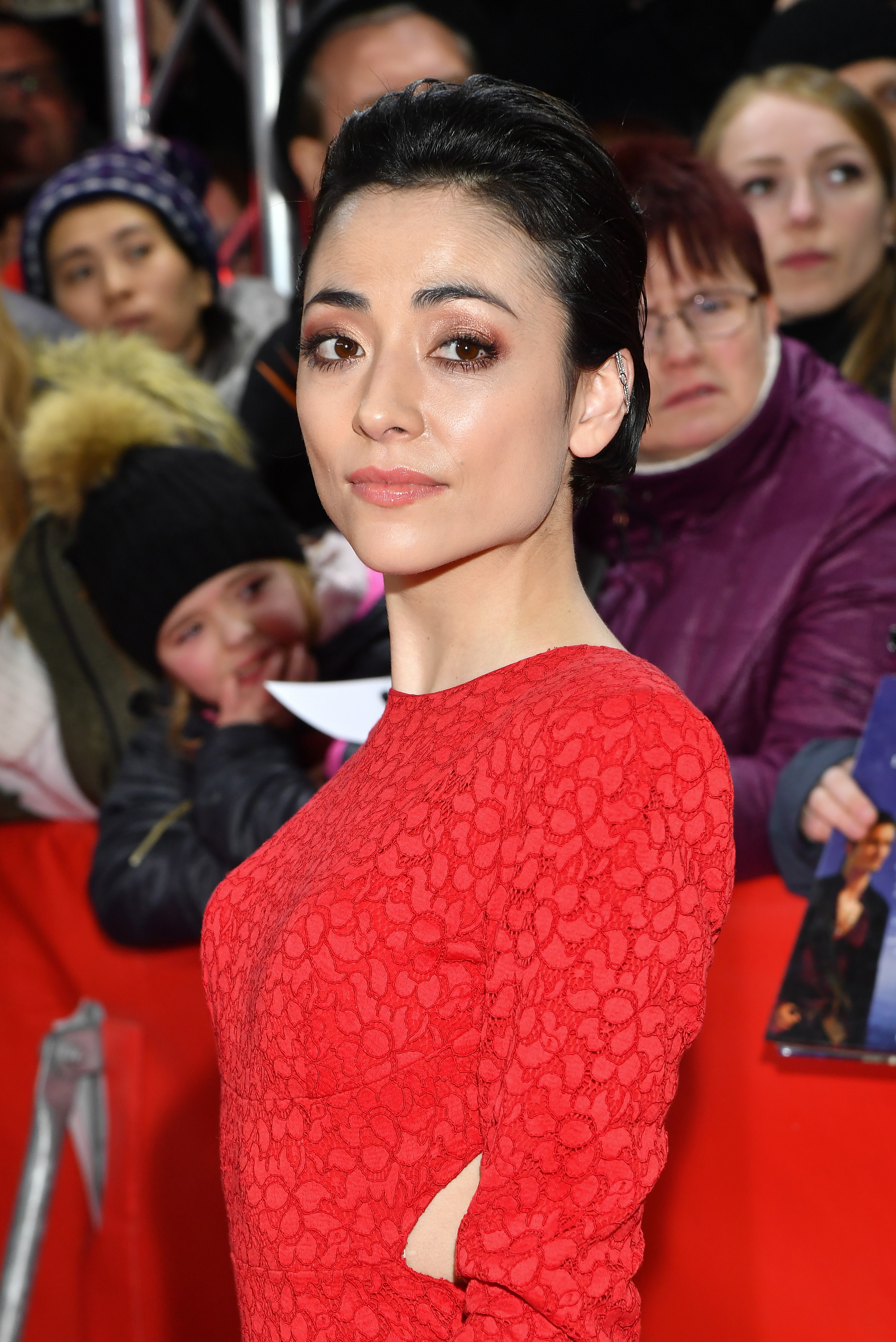 Minami is photographed at the &quot;Minamata&quot; premiere during the 70th Berlinale International Film Festival in February 2020
