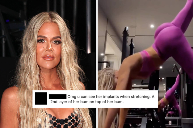 Khloé Kardashian Responded To A Commenter Who Said She Had Butt Implants