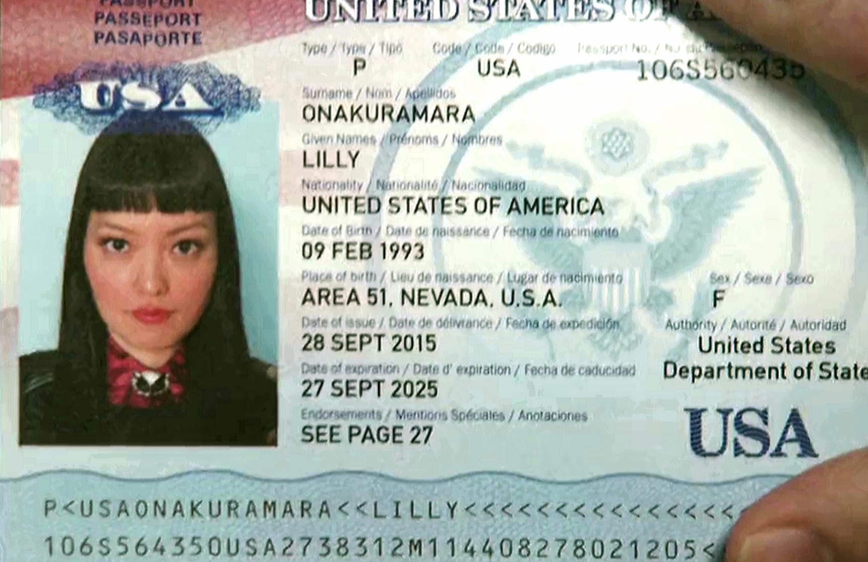 Lilly&#x27;s passport