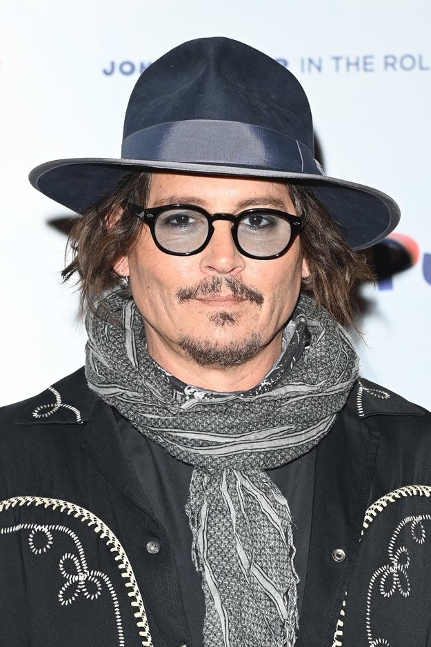 Johnny Depp is pictured before his masterclass event in Rome, Italy, in 2021