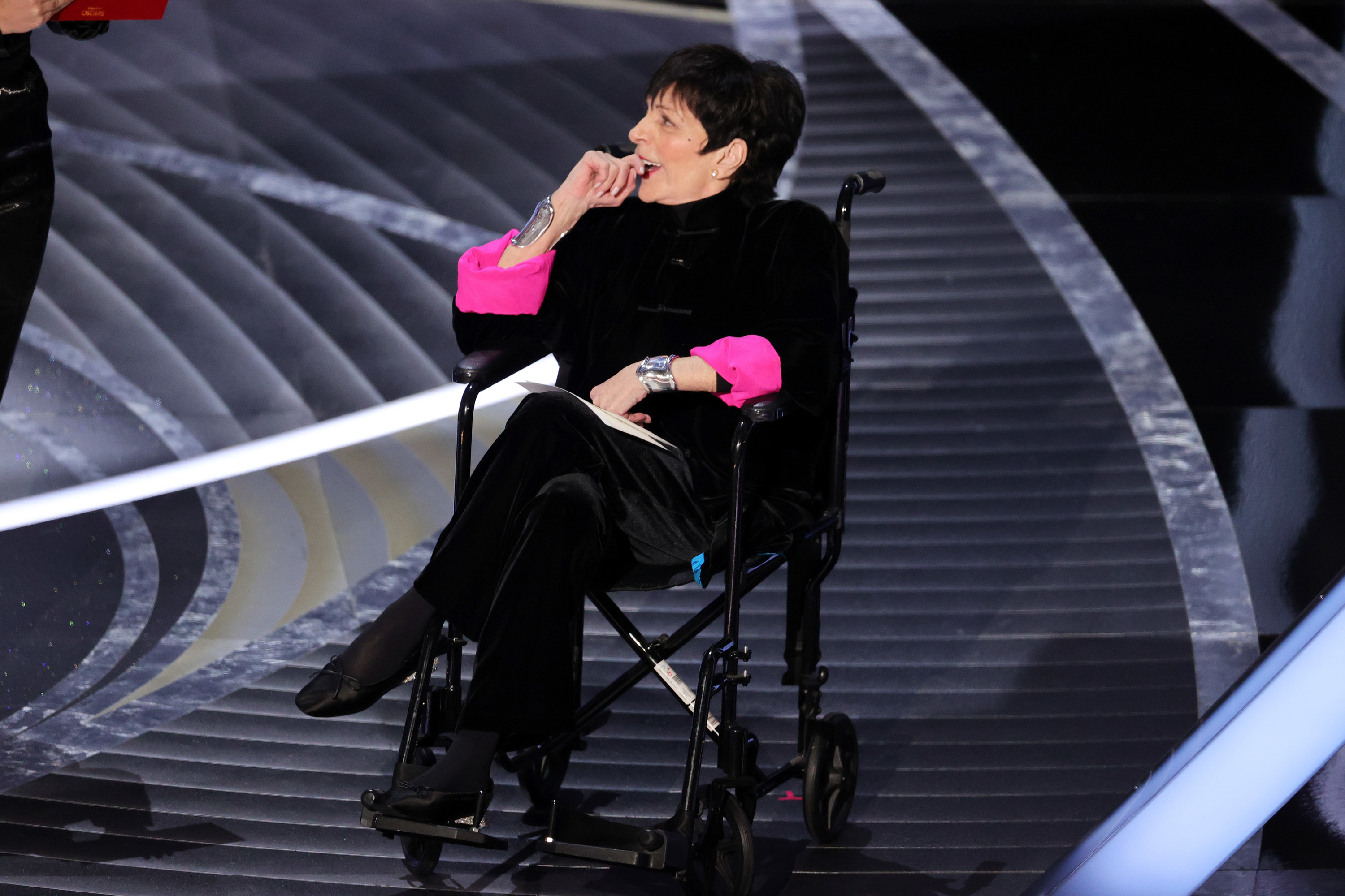 Liza Minnelli In A Wheelchair