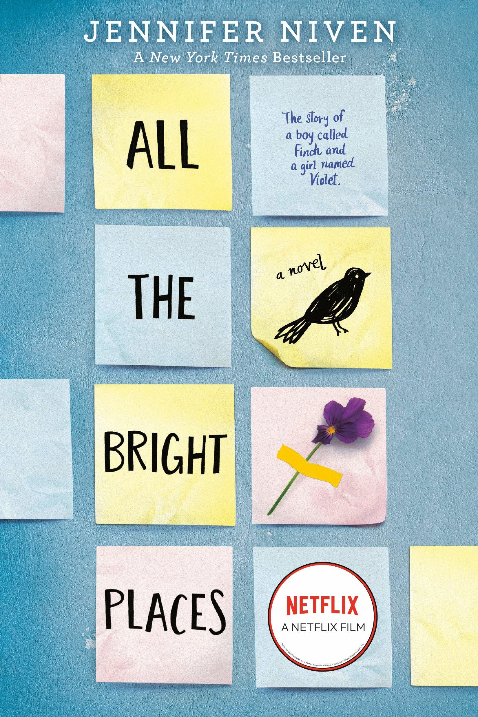 Book cover of &quot;All the bright places&quot;