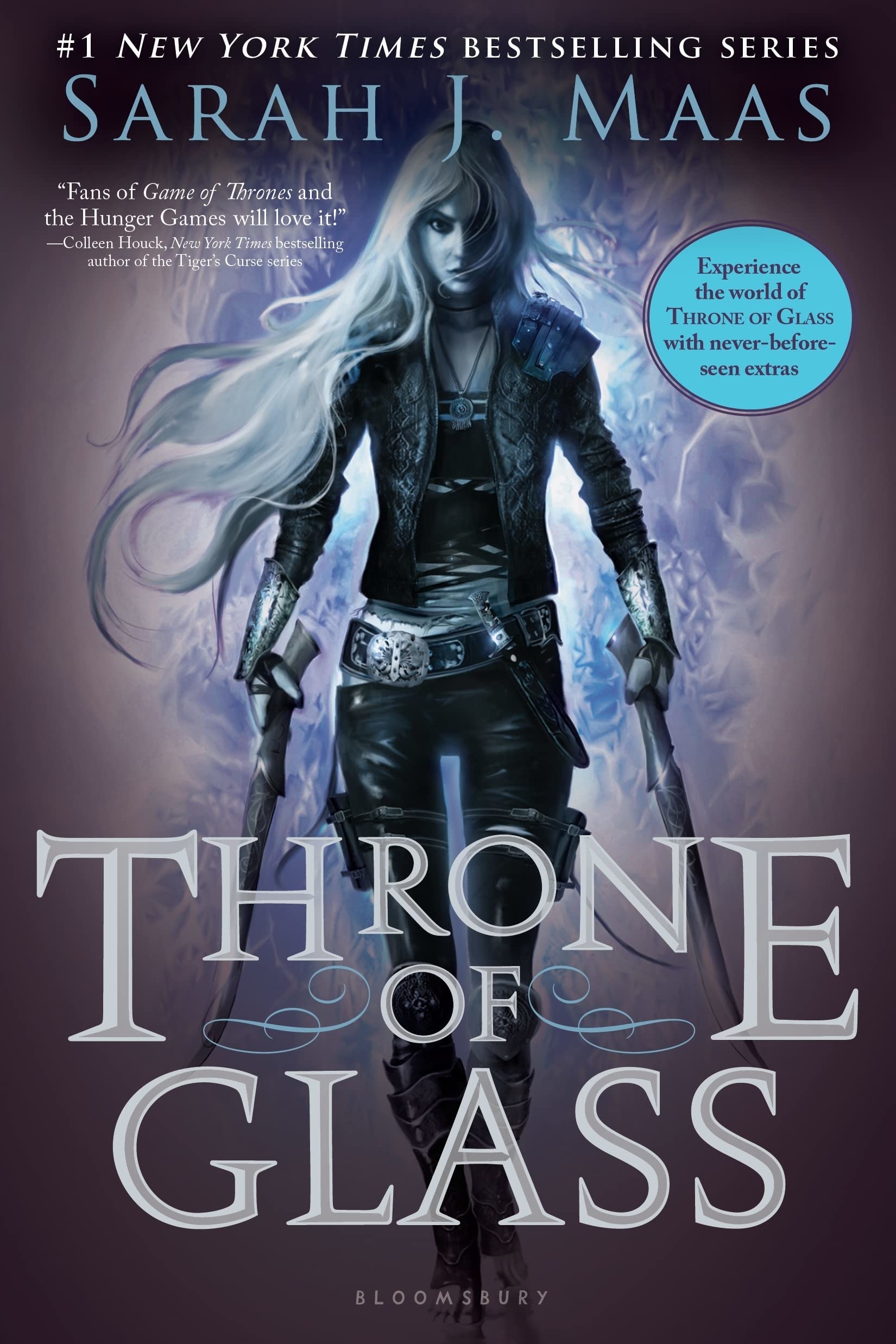 Book cover of &quot;throne of glass&quot;