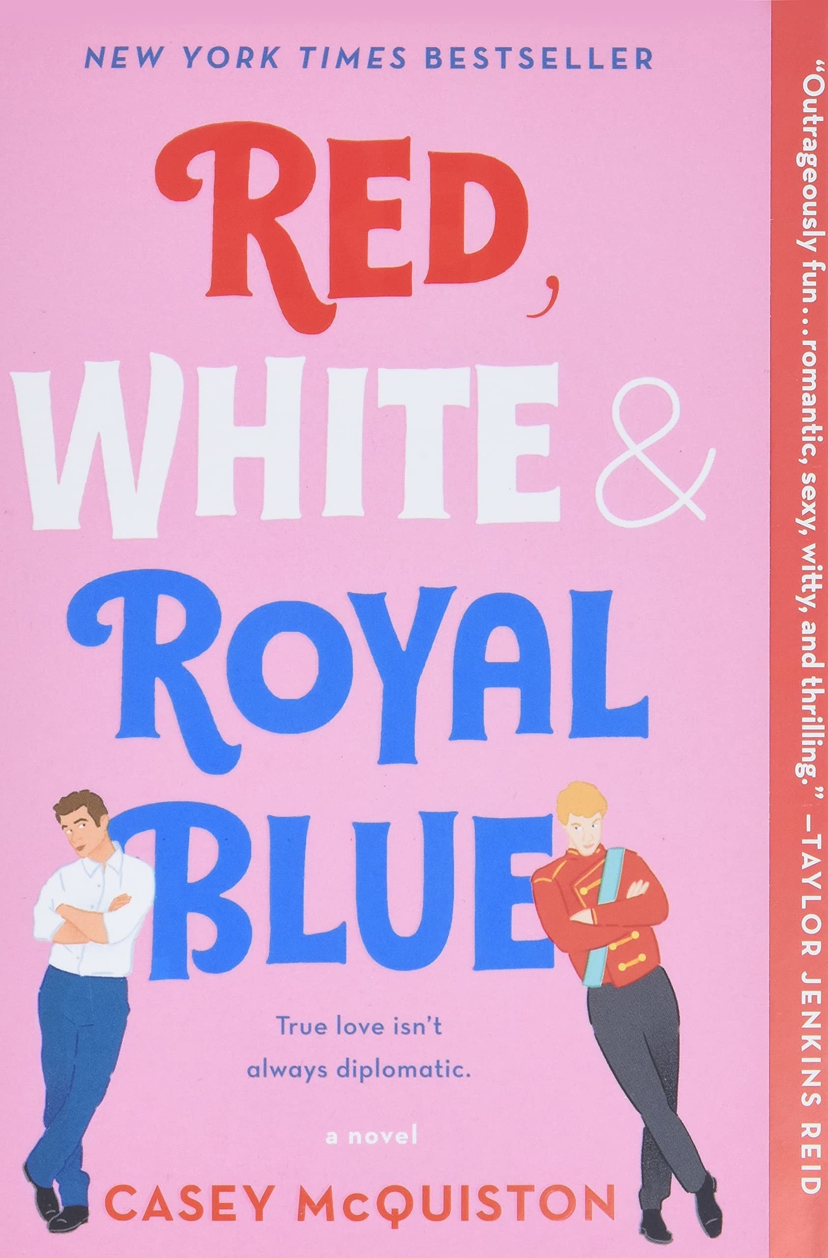 Book cover for &quot;Red, White, and Royal Blue&quot;