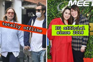 Olivia and Harry are totally offline, but Beanie and Bonnie have been IG official since 2018