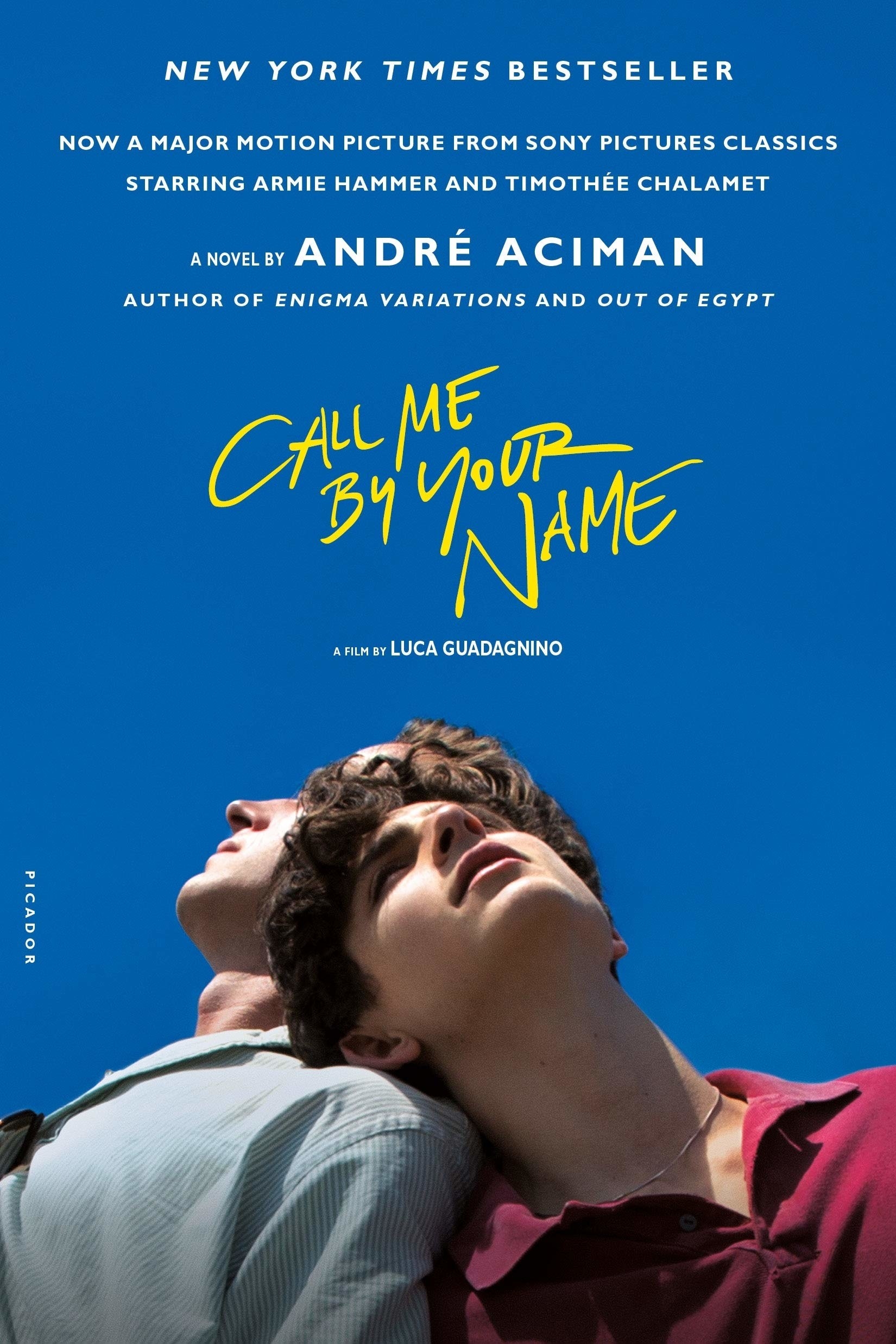 Book cover for &quot;Call Me By Your Name&quot;