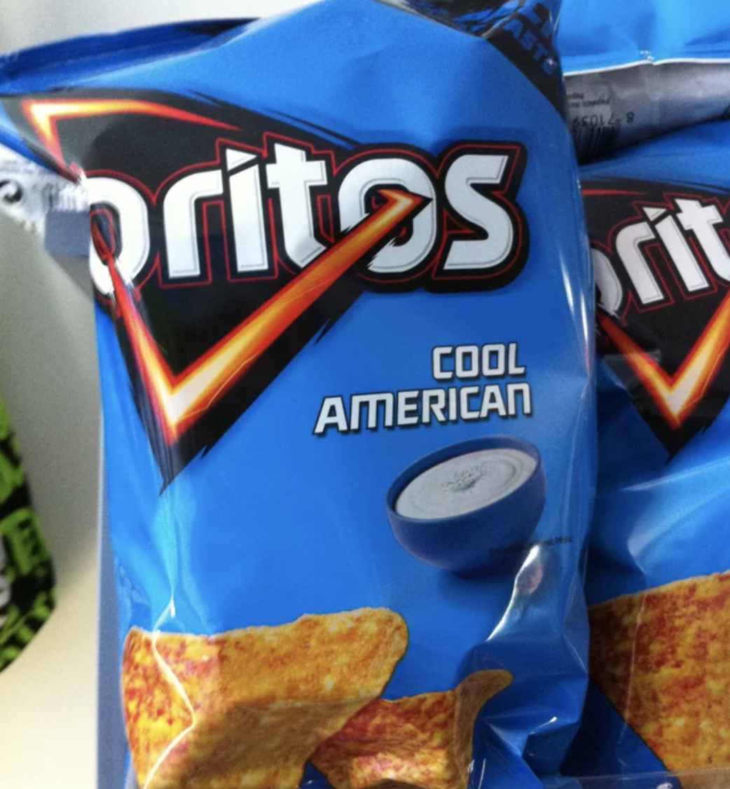 A bag of &quot;Cool American&quot; Doritos