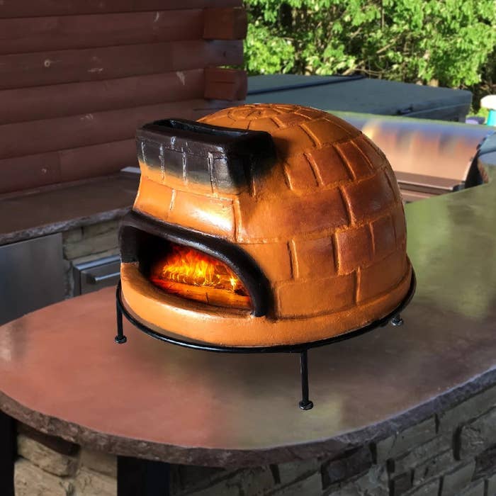 the pizza oven