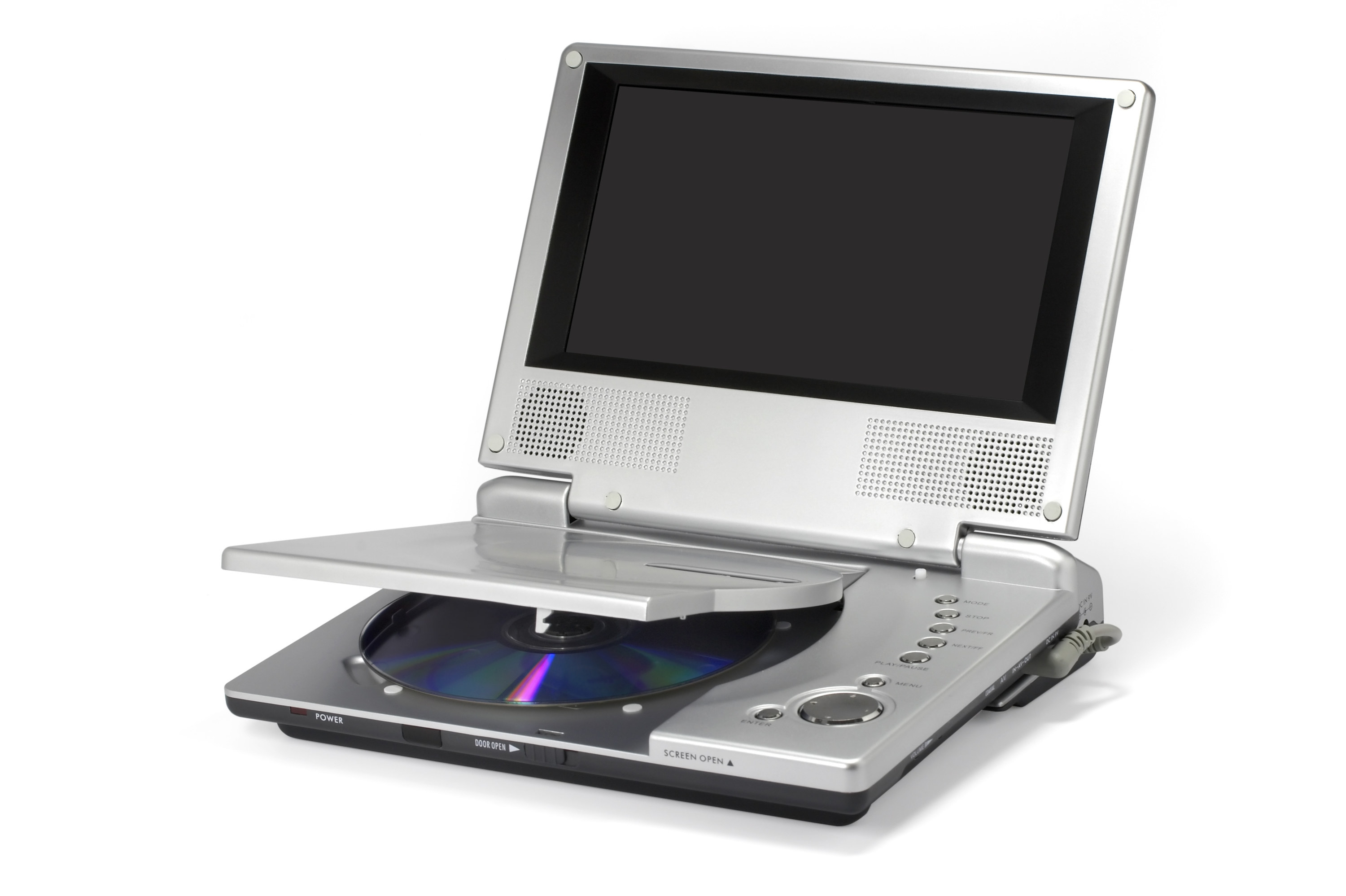 a portable DVD player