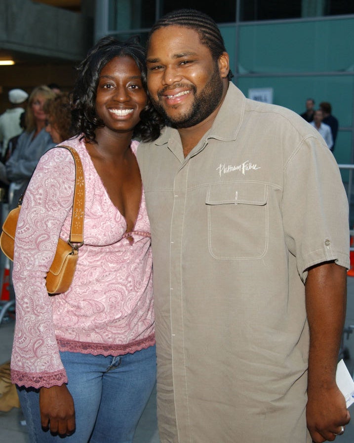 A young Anthony and Alvina Anderson smiling together