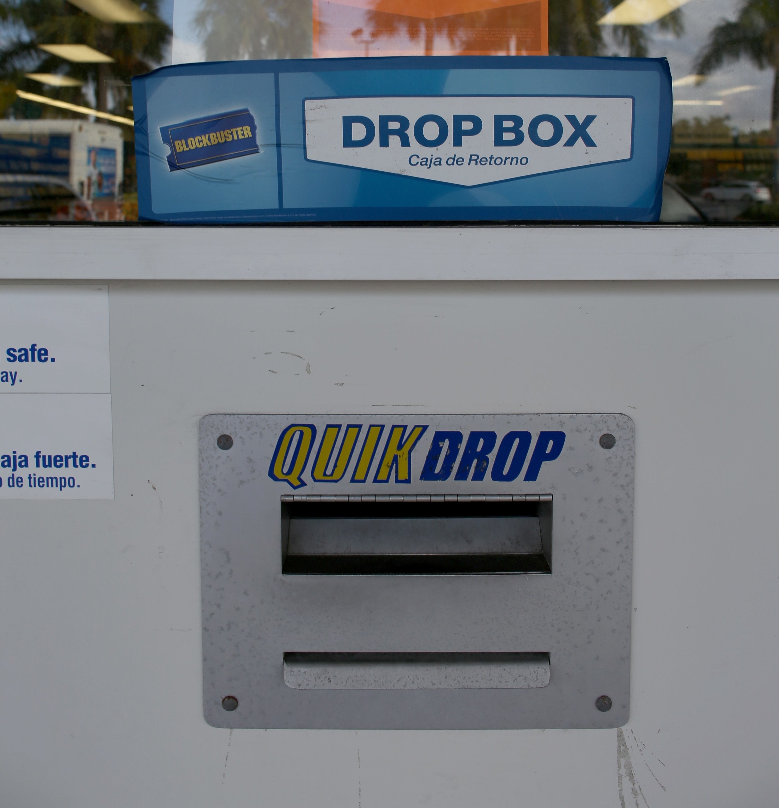 the drop box on the corner outside