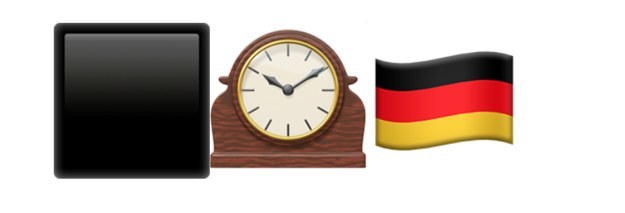 picture clock flag picture emoji