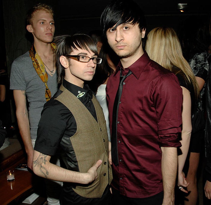 A young Christian Siriano and Brad Walsh standing together