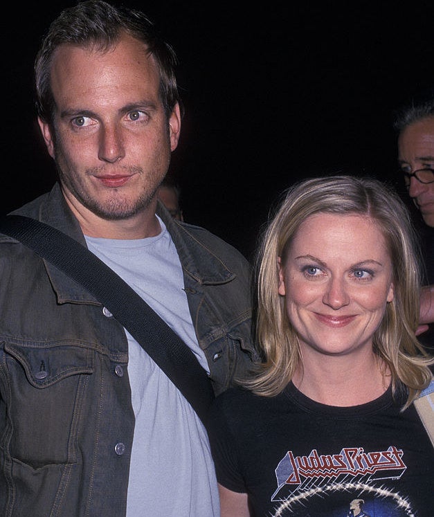 Will Arnett and Amy Poehler standing together, years ago
