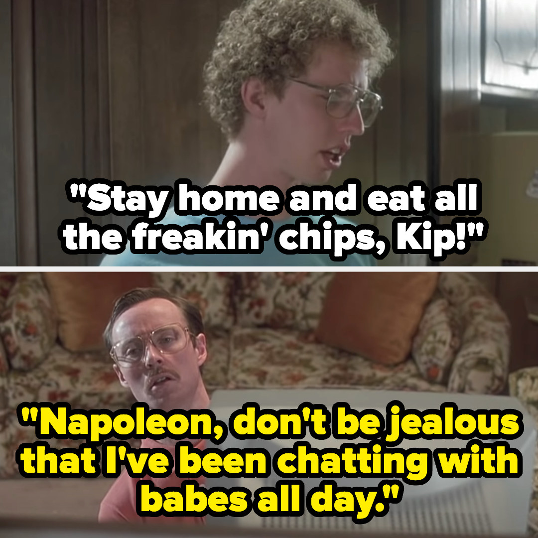 Napoleon and Kip arguing