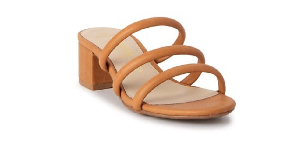 A block heel sandal