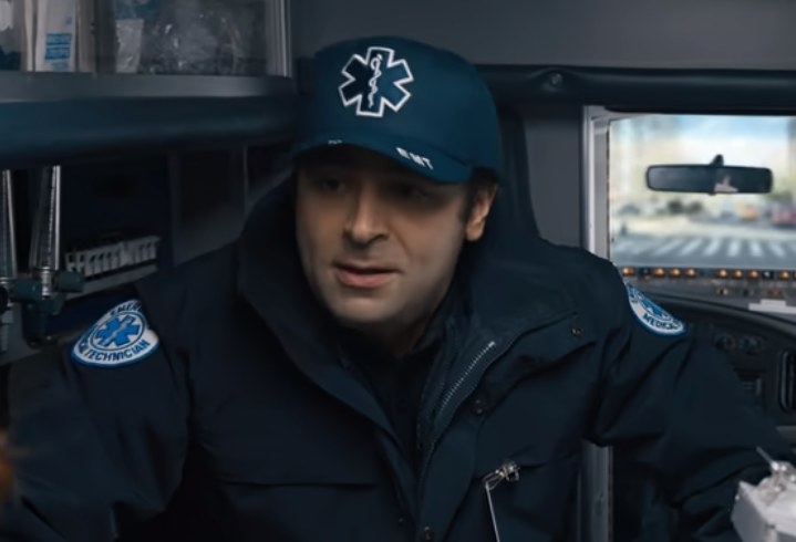 Yoni Lotan as a paramedic