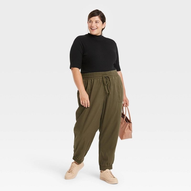 Plus size dressy online jogger pants