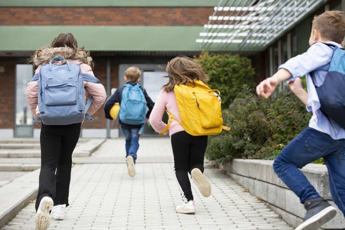 Kids running