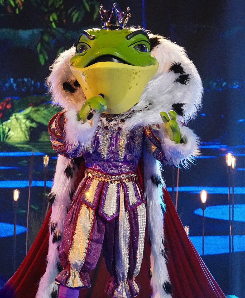 A frog prince costume