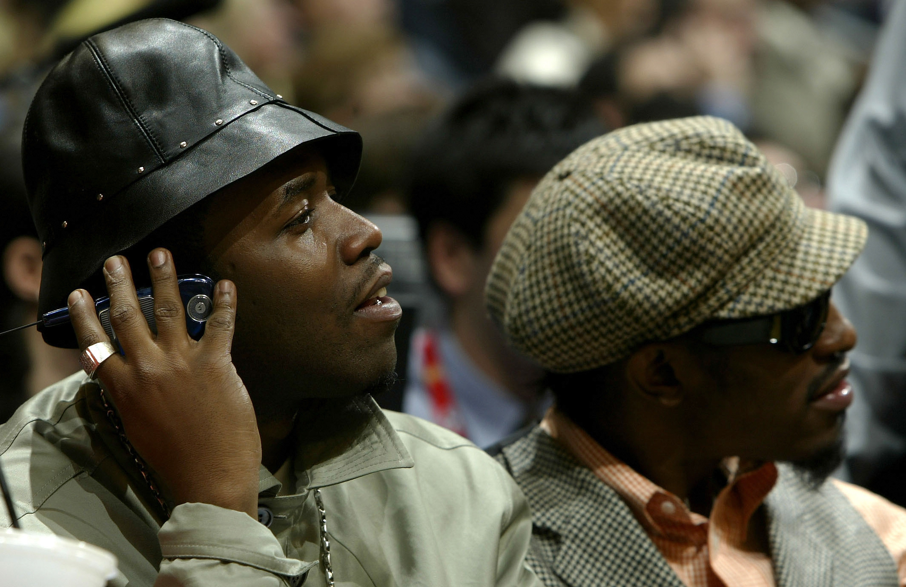 Outkast at a basketball game