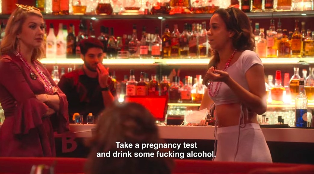 Madlyn says &quot;take a pregnancy test and drink some fucking alcohol&quot;