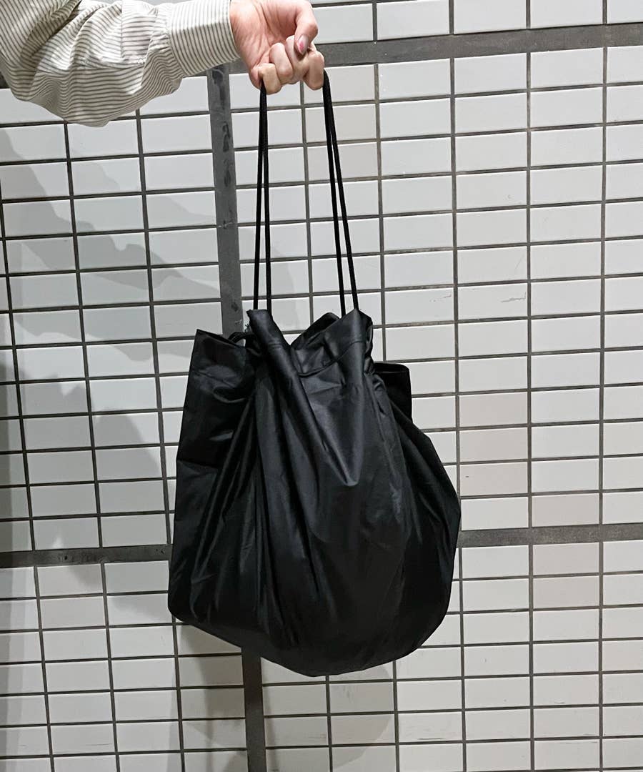 グローバルワーク 収容型エコバッグ ポケッタブルトートバッグ