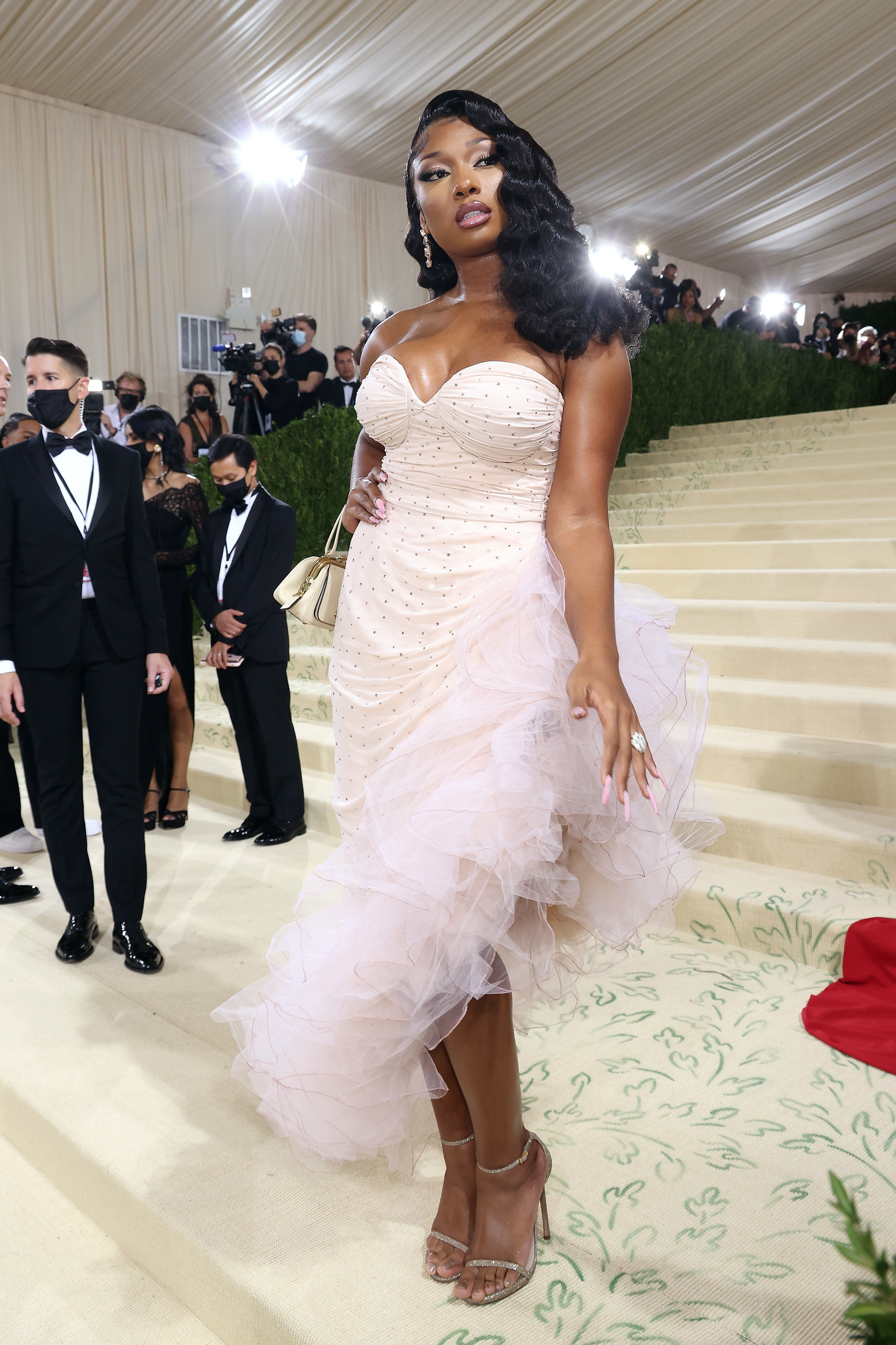 Megan poses at the Met Gala