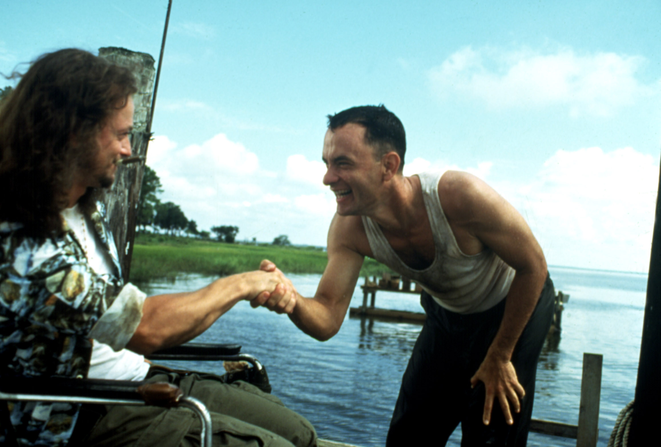 Gary Sinise and Tom Hanks in &quot;Forrest Gump&quot;