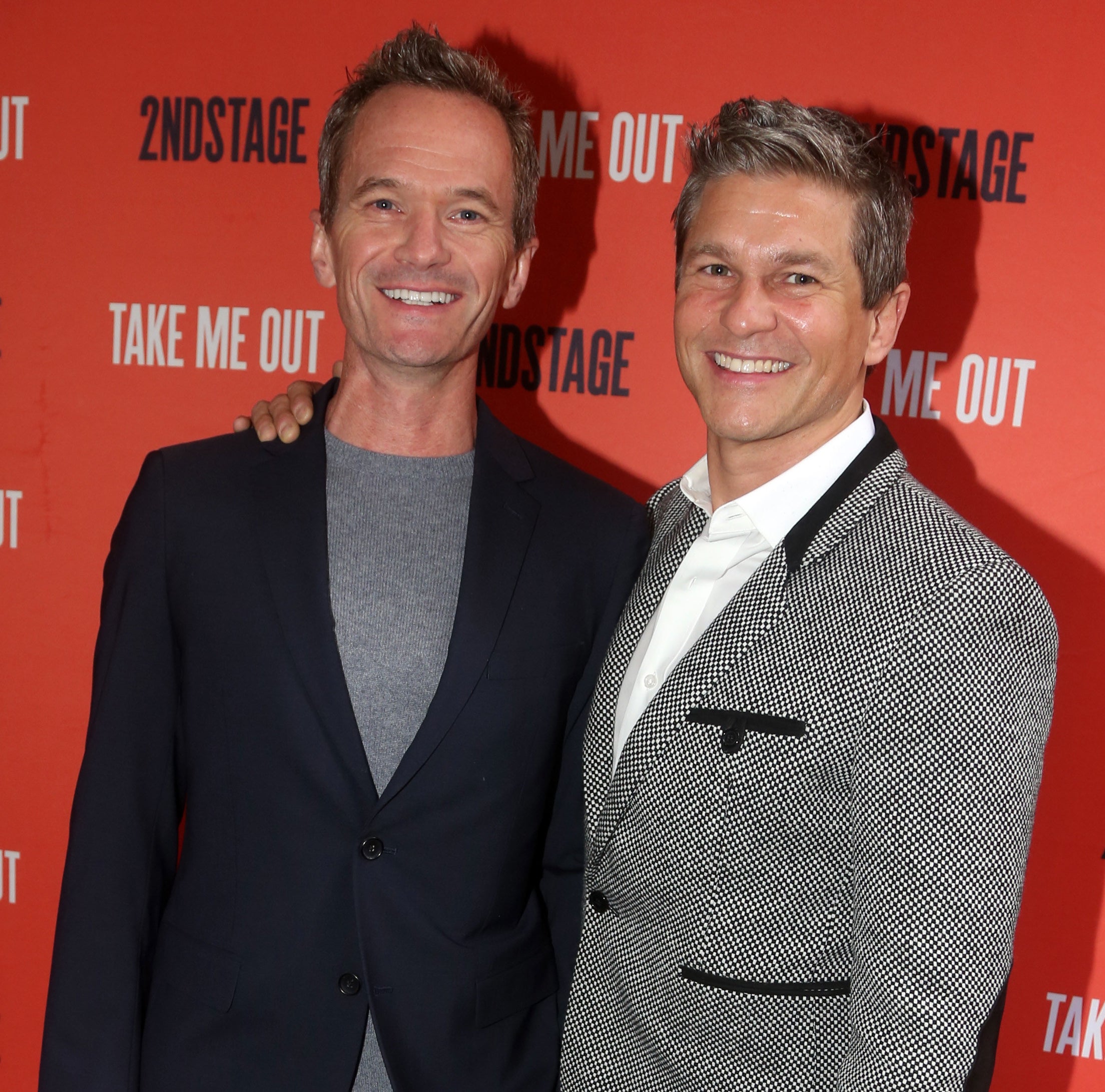 Neil Patrick Harris and David Burtka at a premiere