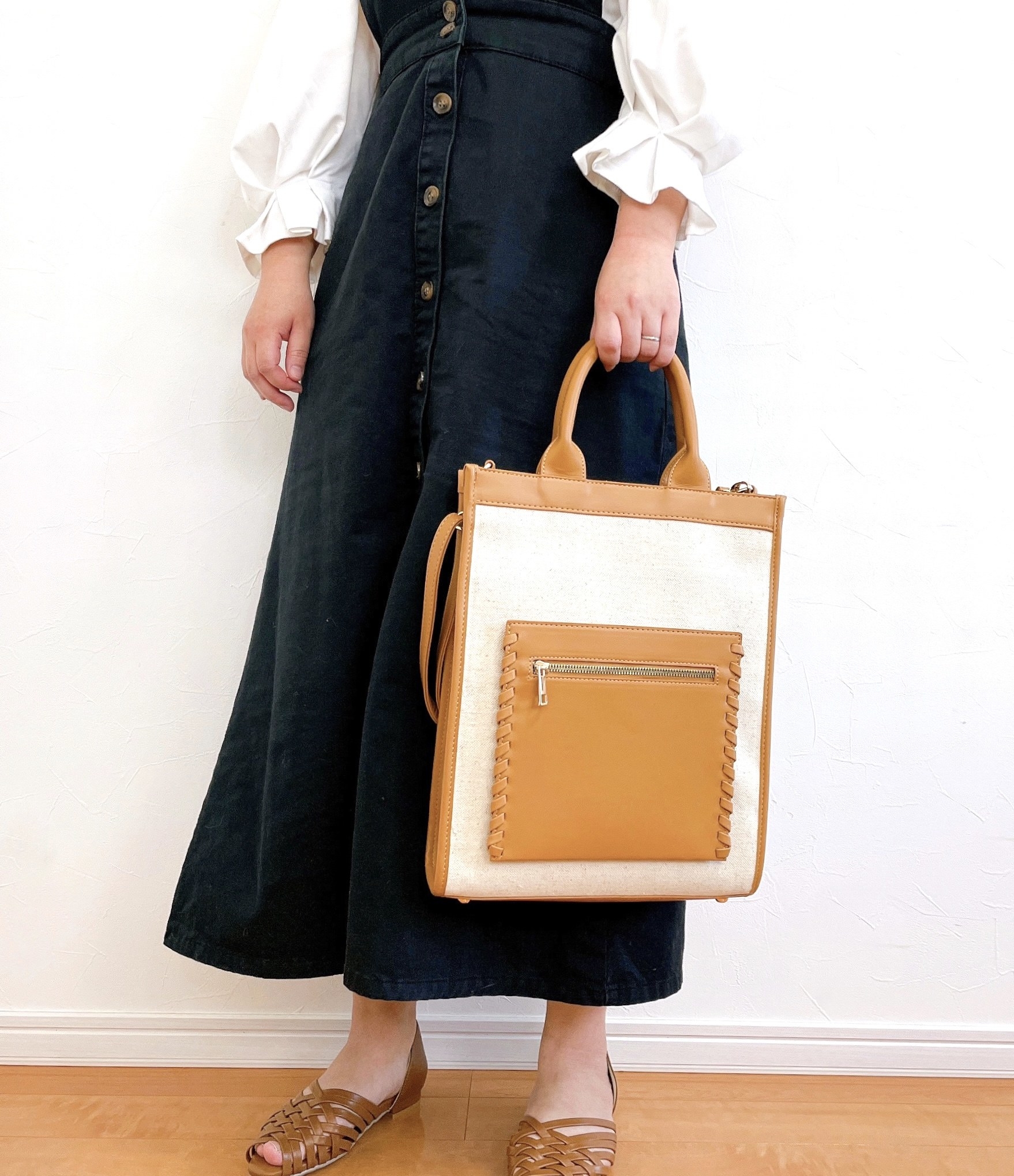 これ5000円くらいしそうだよ しまむらの 大容量バッグ 高級感たっぷりで素敵すぎる