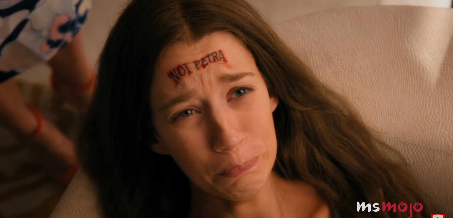 Anezka with the tattoo