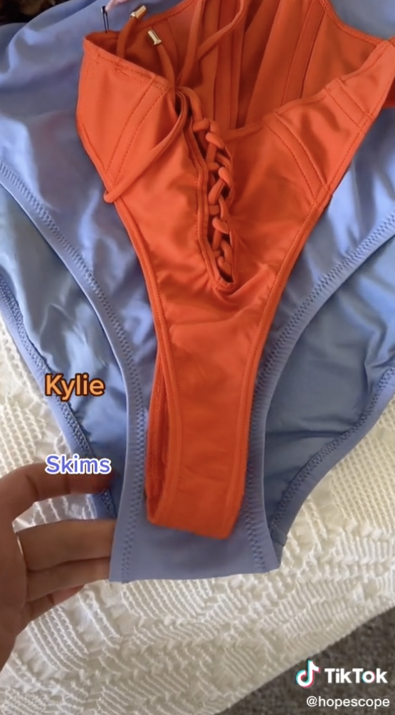 TikTok Compares Kim Kardashian s Swimwear With Kylie Jenner s And